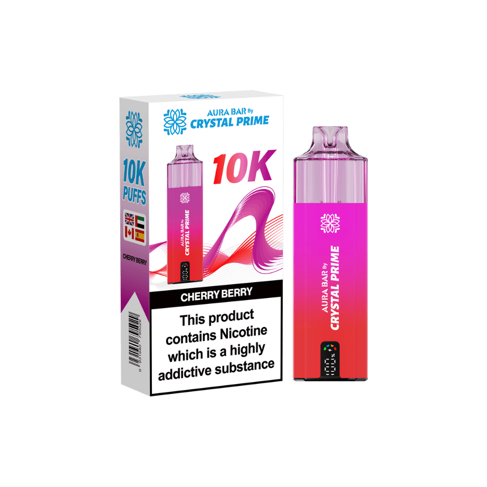 Cherry Berry Crystal Prime Aura Bar 10K