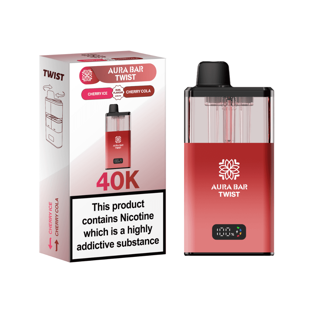  Cherry Ice / Cherry Cola Crystal Prime Aura Bar Twist 40K