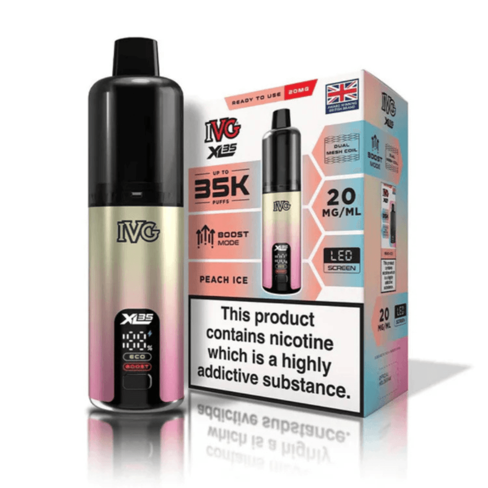  Peach Ice IVG XL 35K Vape Kit