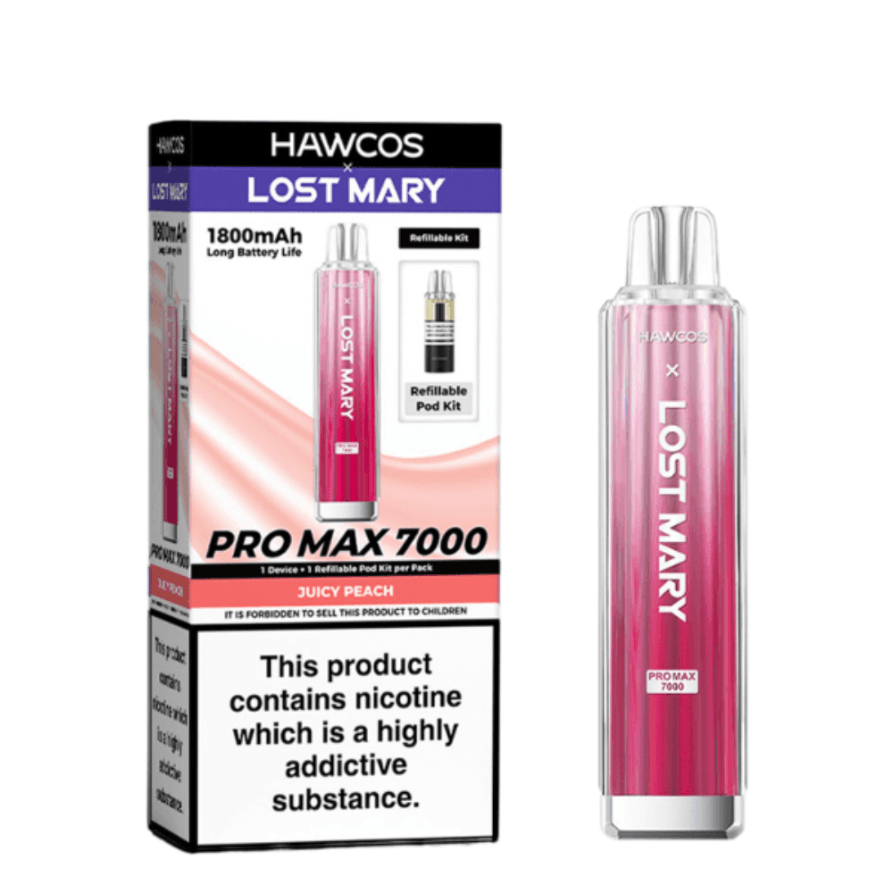  Juicy Peach Hawcos x Lost Mary Pro Max 7000