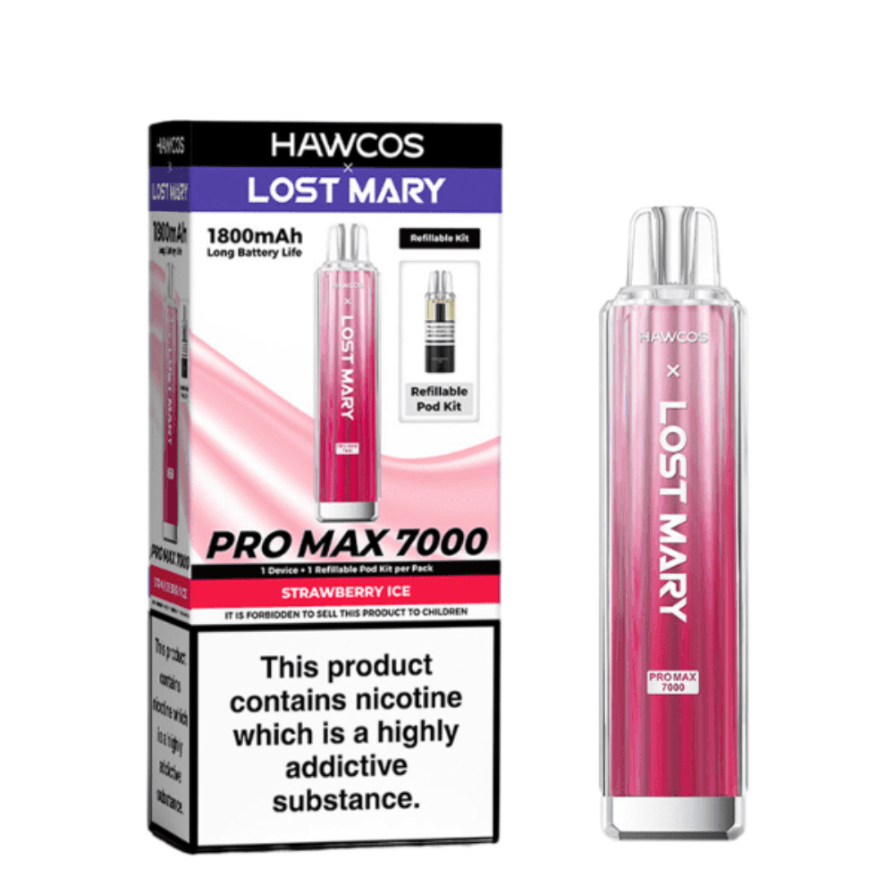  Strawberry Ice Hawcos x Lost Mary Pro Max 7000