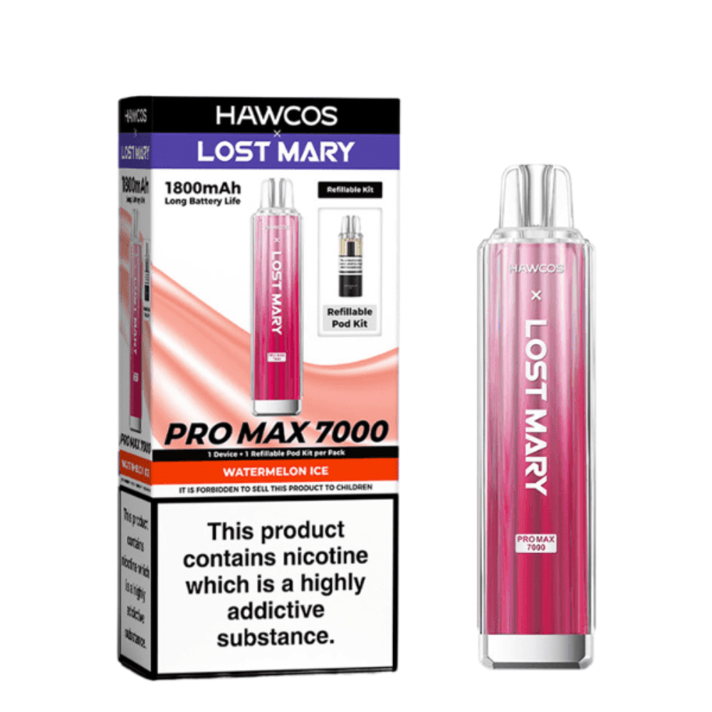  Watermelon Ice Hawcos x Lost Mary Pro Max 7000