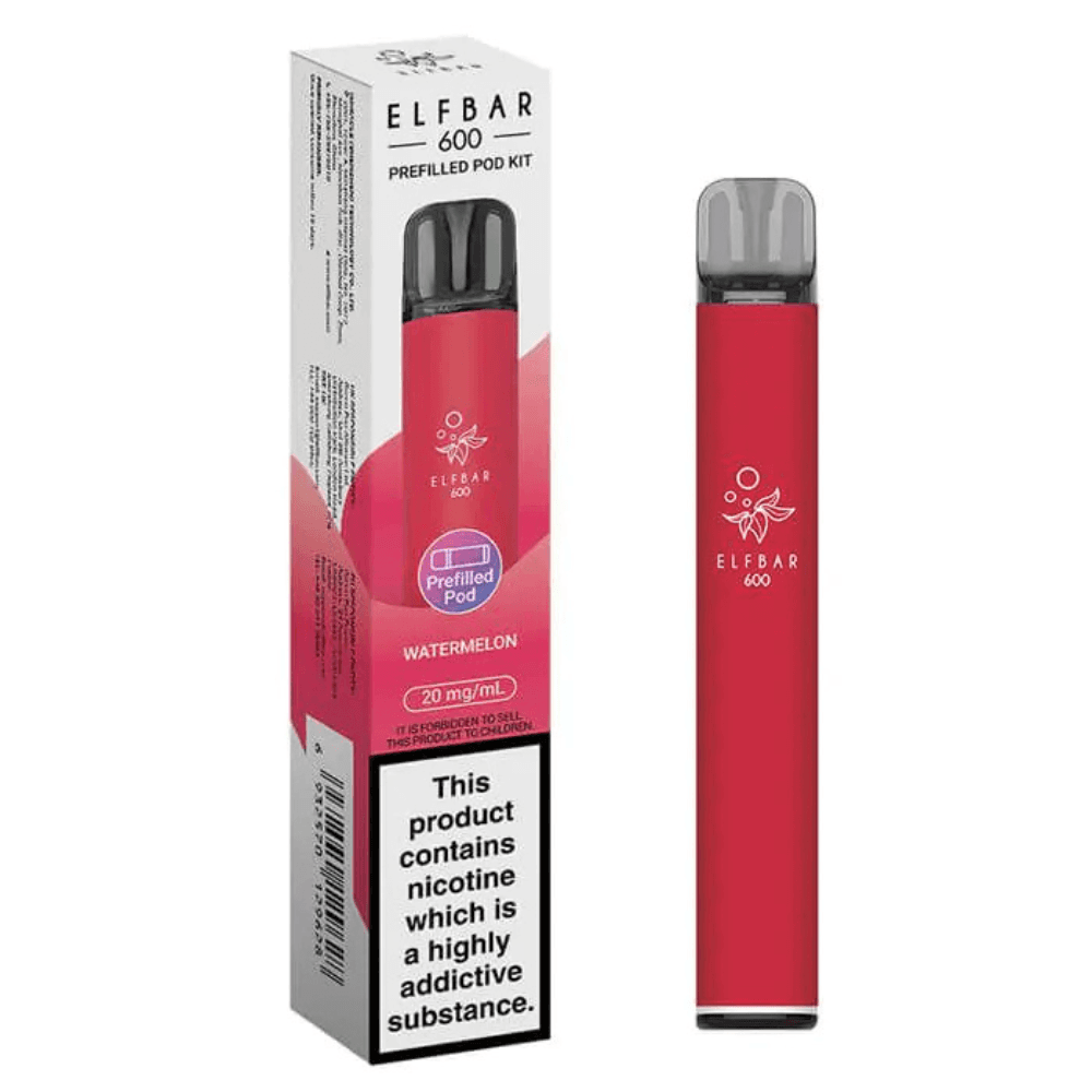  Watermelon Elf Bar 600 Vape Kit