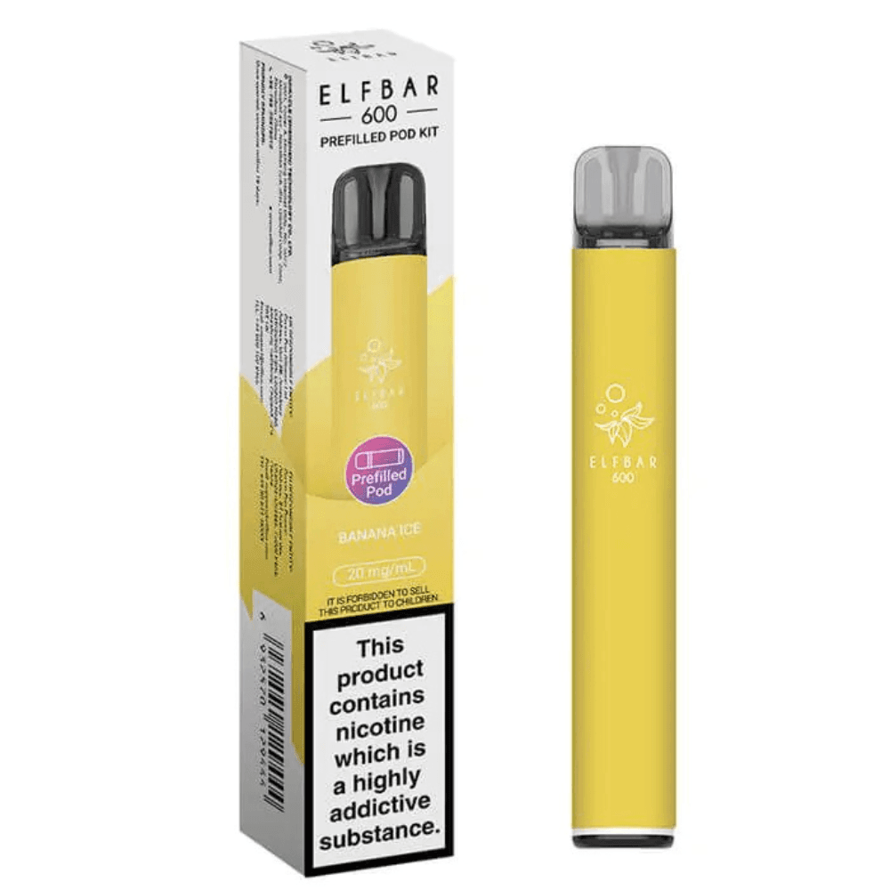  Banana Ice Elf Bar 600 Vape Kit