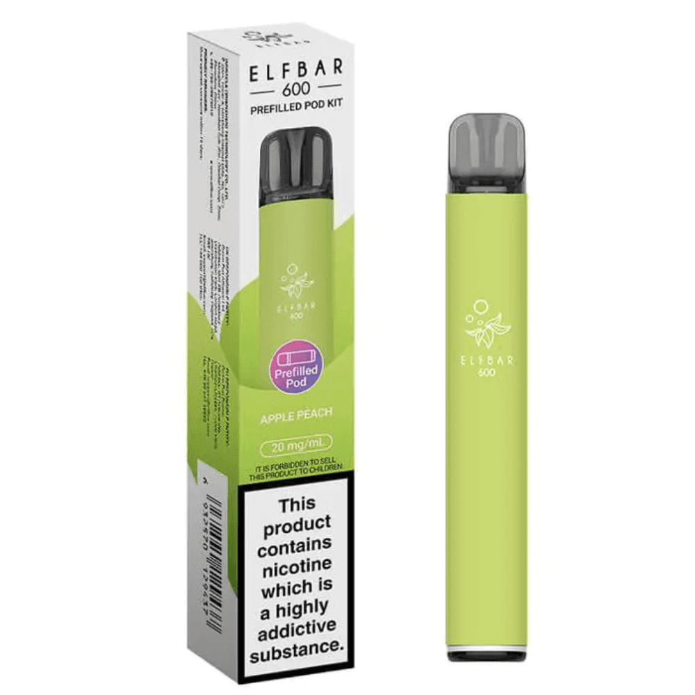  Apple Peach Elf Bar 600 Vape Kit