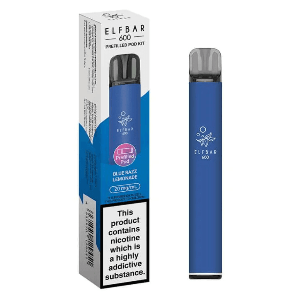  Blue Razz Lemonade Elf Bar 600 Vape Kit