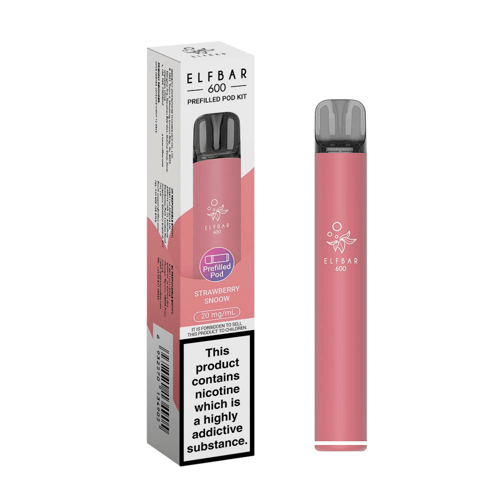  Strawberry Ice Elf Bar 600 Vape Kit