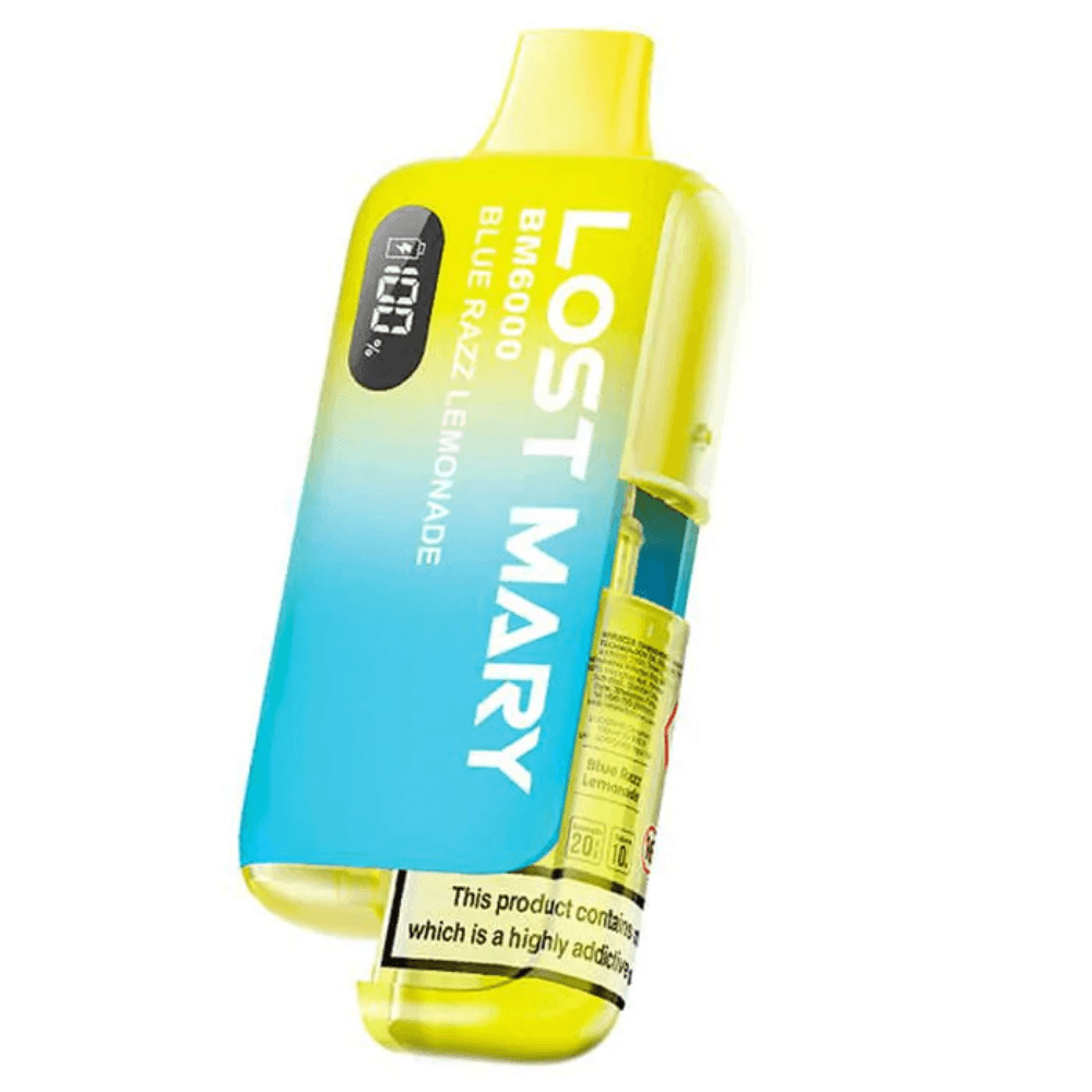  Blue Razz Lemonade Lost Mary Bm6000 Vape Kit