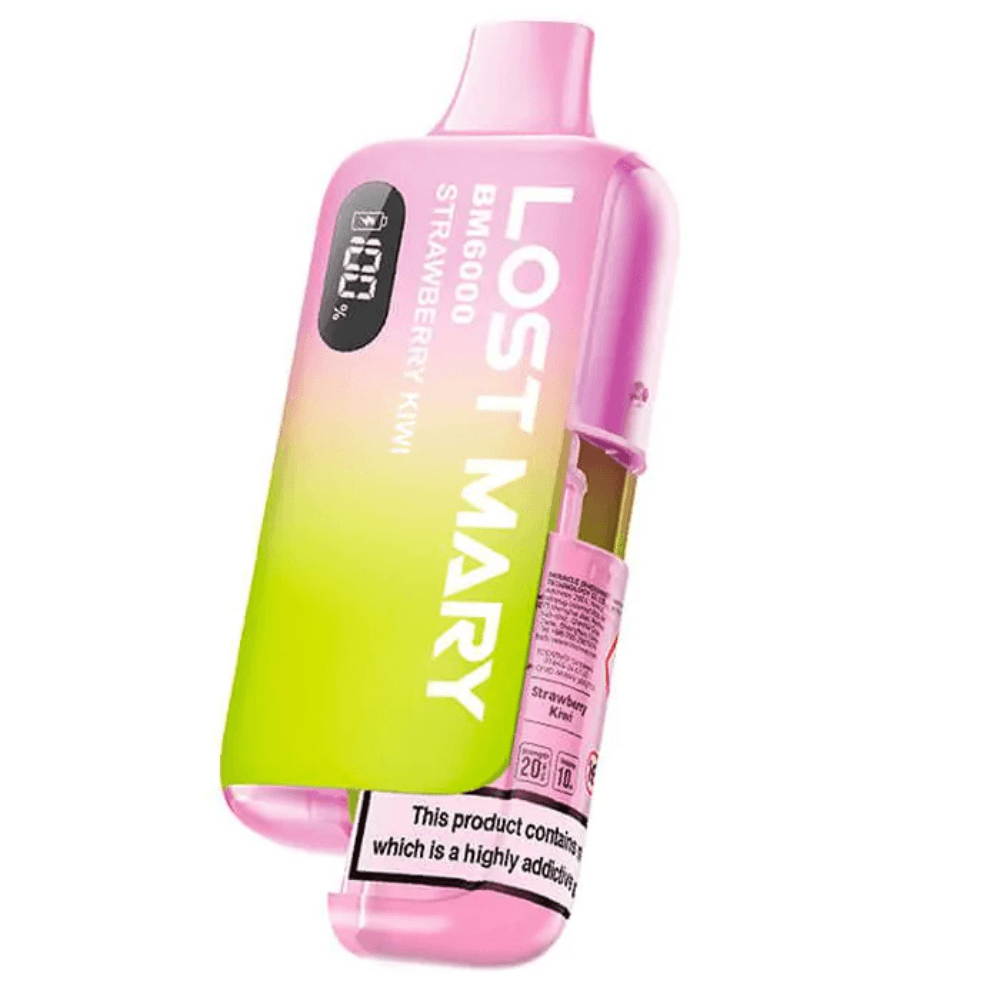  Strawberry Kiwi Lost Mary Bm6000 Vape Kit