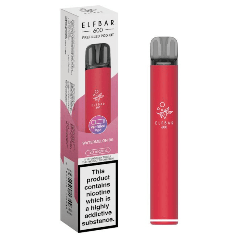  Watermelon BG Elf Bar 600 Vape Kit