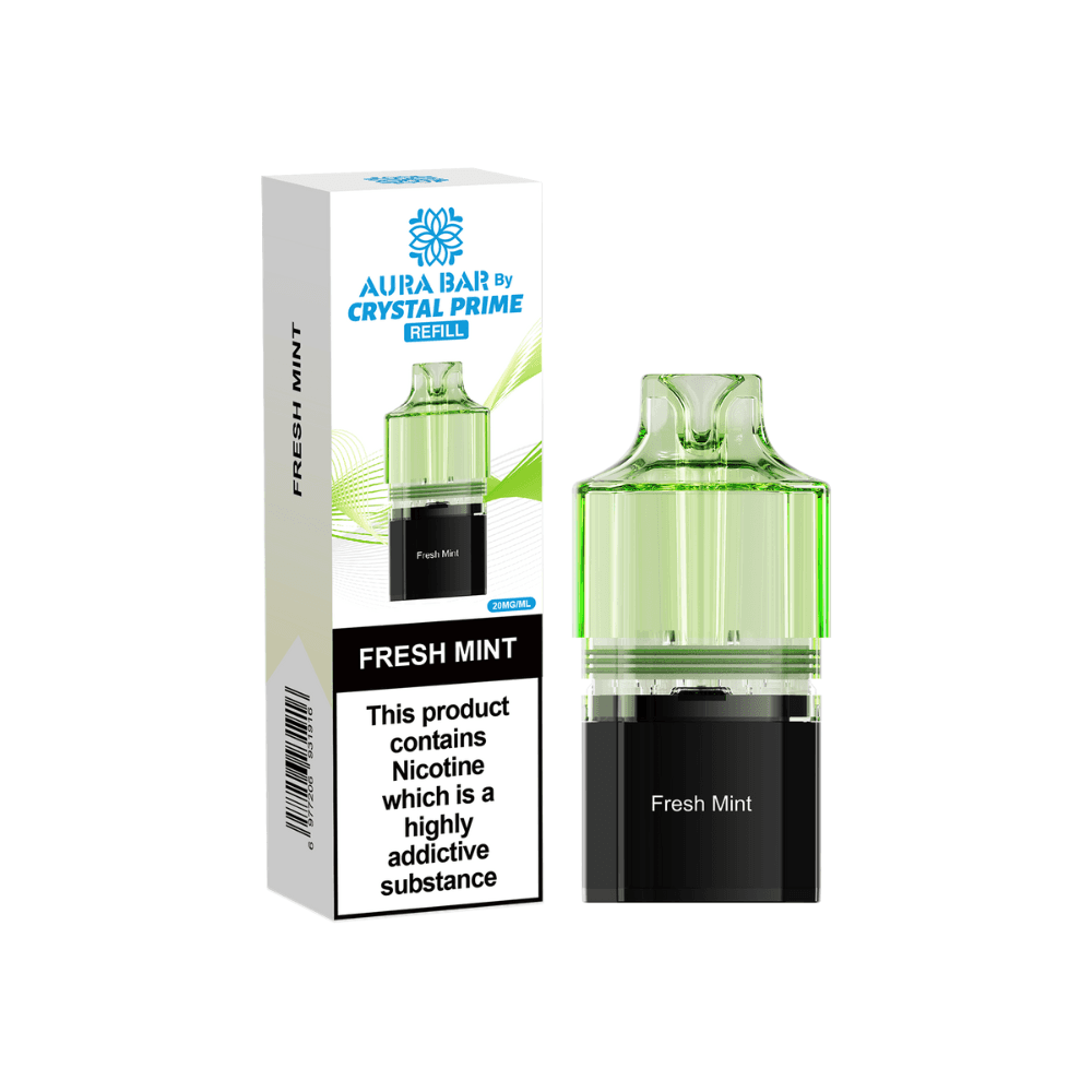  Fresh Mint Crystal Prime Aura Bar 10k Pods