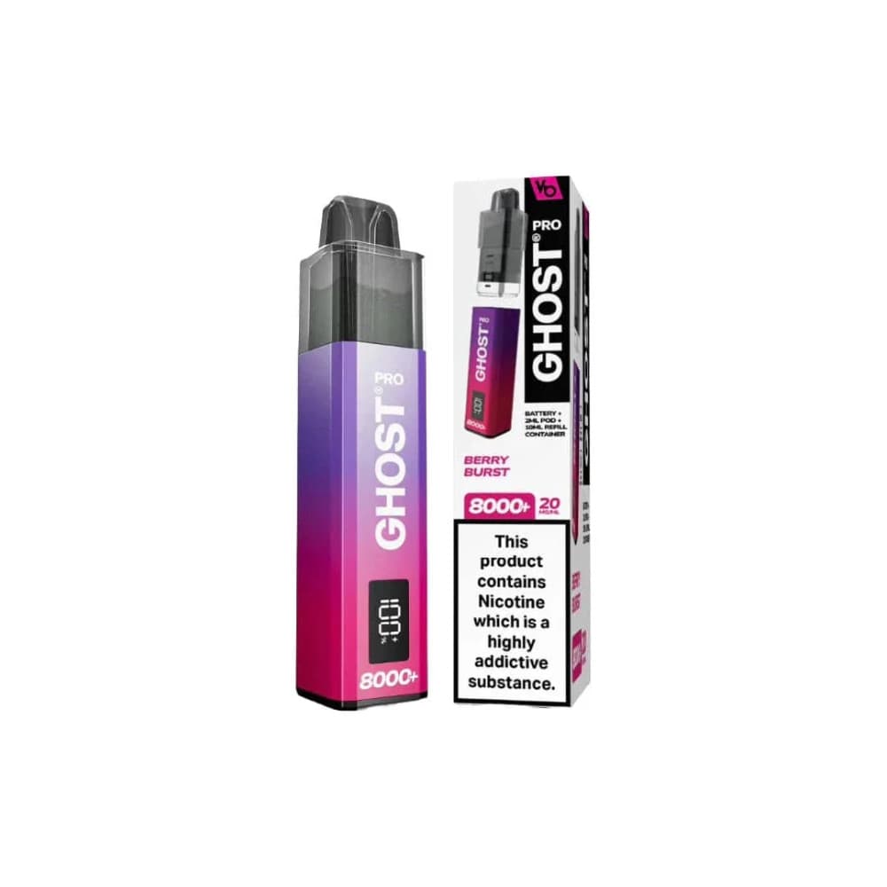  Berry Burst Vapes Bar Ghost Pro 8000