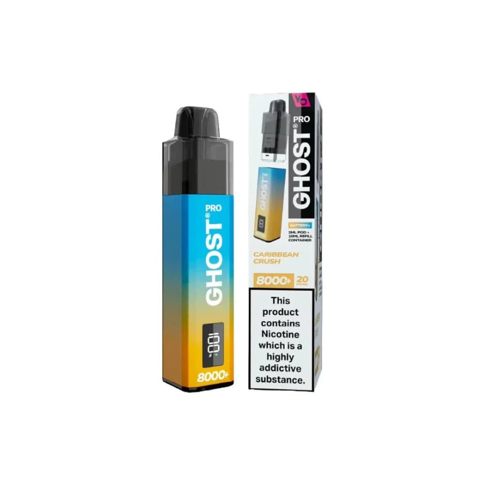  Caribbean Crush Vapes Bar Ghost Pro 8000