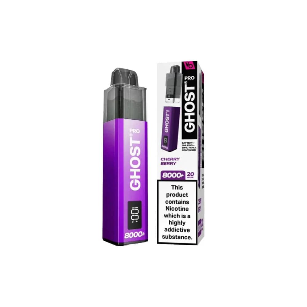  Cherry Berry Vapes Bar Ghost Pro 8000