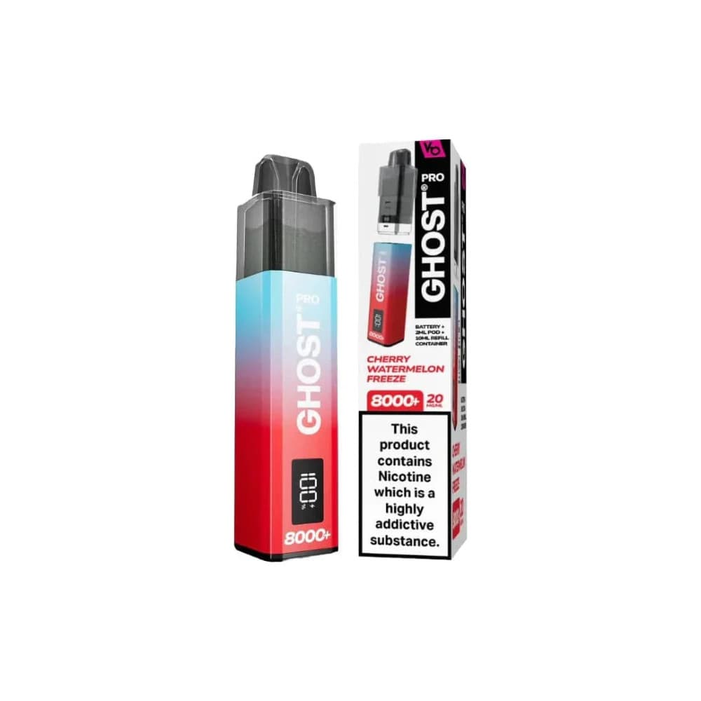  Cherry Watermelon Freeze Vapes Bar Ghost Pro 8000