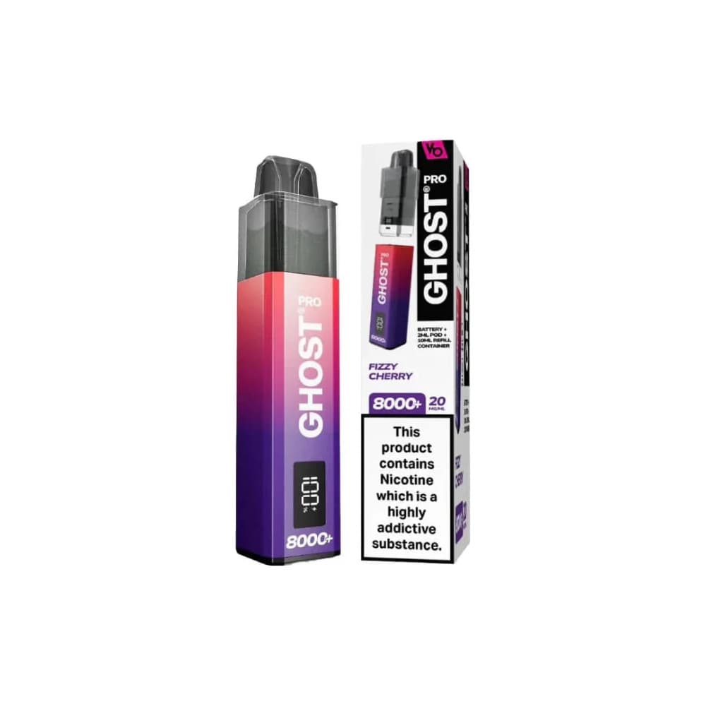  Fizzy Cherry Vapes Bar Ghost Pro 8000