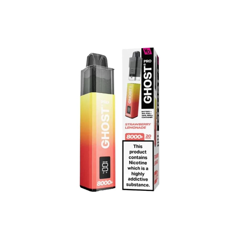  Strawberry Lemonade Vapes Bar Ghost Pro 8000