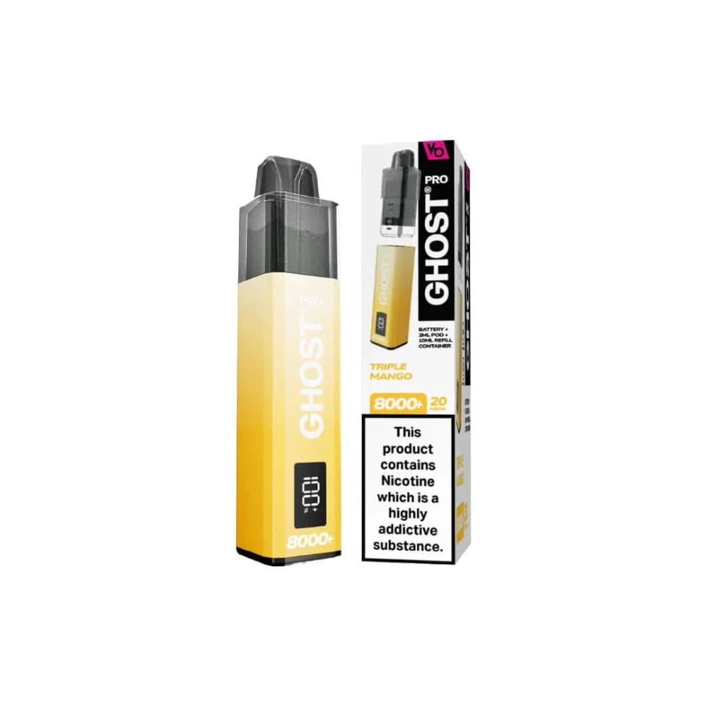  Triple Mango Vapes Bar Ghost Pro 8000