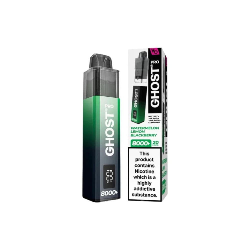  Watermelon Lemon Blackberry Vapes Bar Ghost Pro 8000