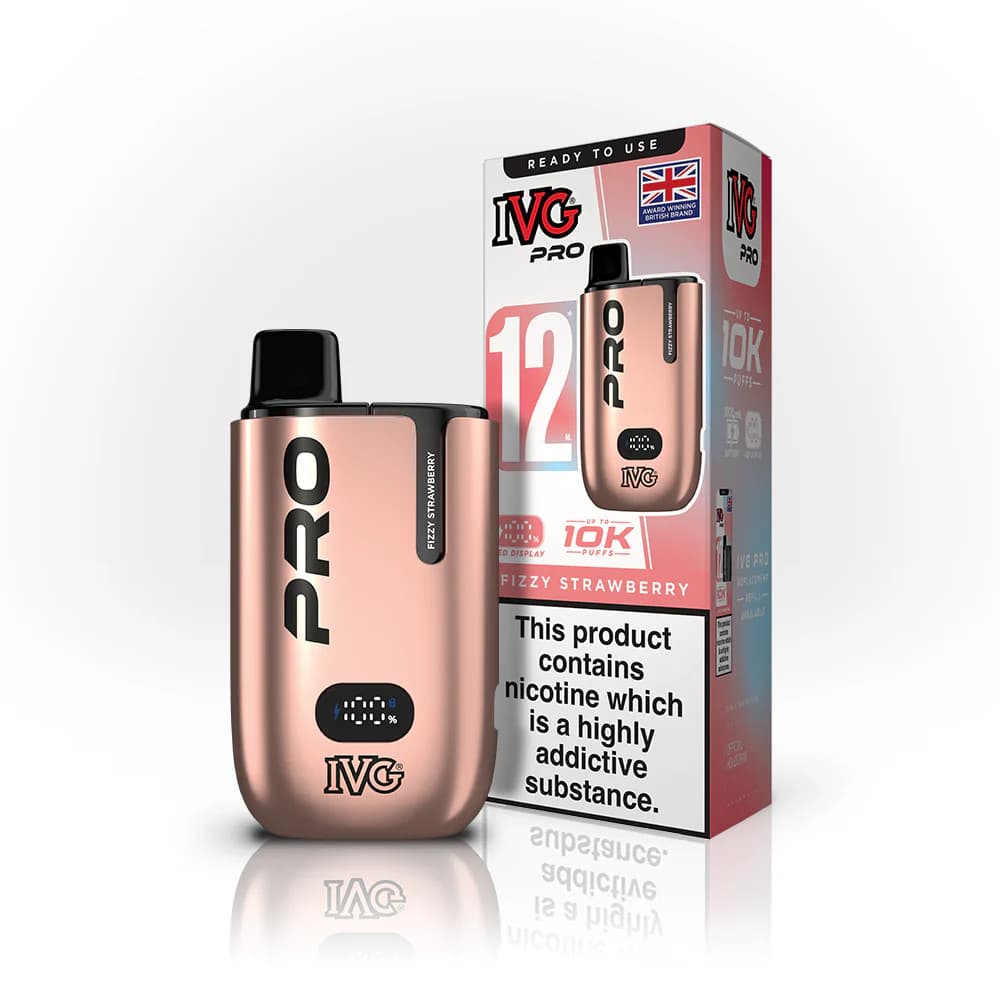  Fizzy Strawberry IVG Pro 12 Vape Kit