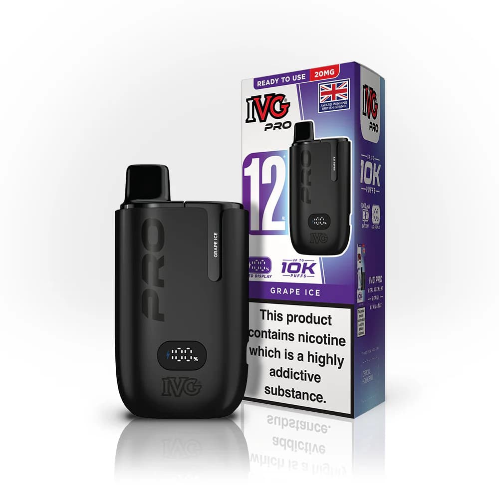  Grape Ice IVG Pro 12 Vape Kit