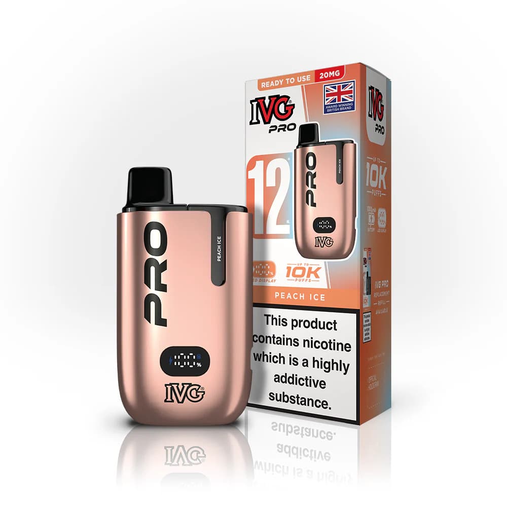  Peach Ice IVG Pro 12 Vape Kit