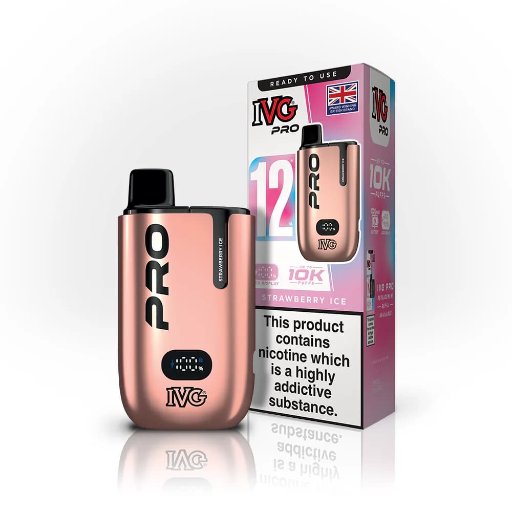 Strawberry Ice IVG Pro 12 Vape Kit