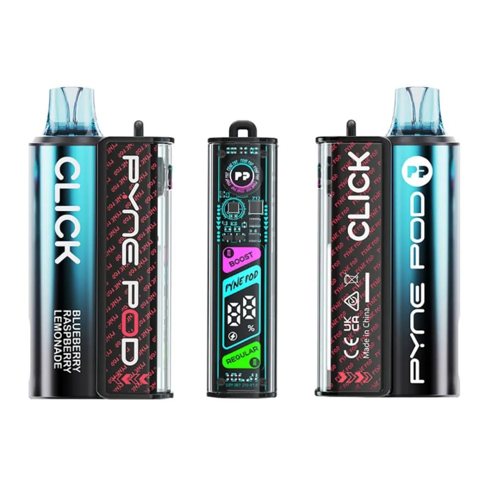  Blueberry Raspberry Lemonade Pyne Pod Click 10k Vape Kit