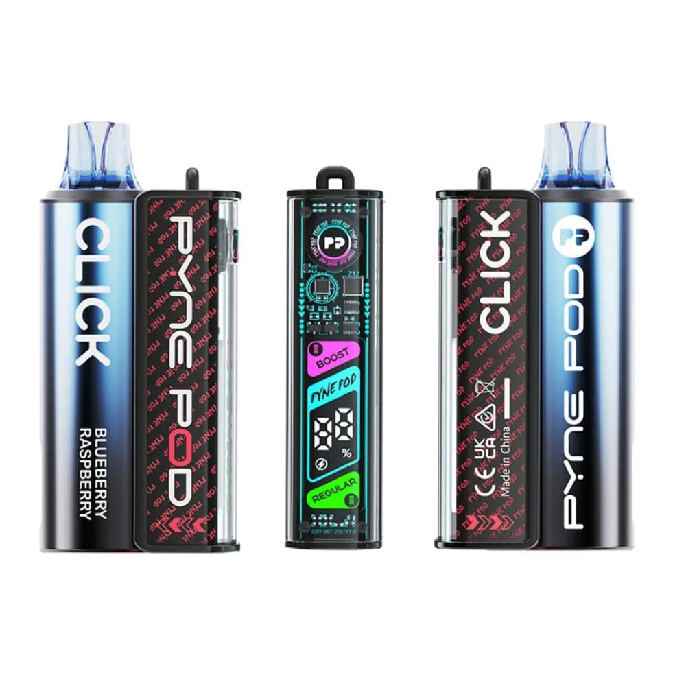  Blueberry Raspberry Pyne Pod Click 10k Vape Kit