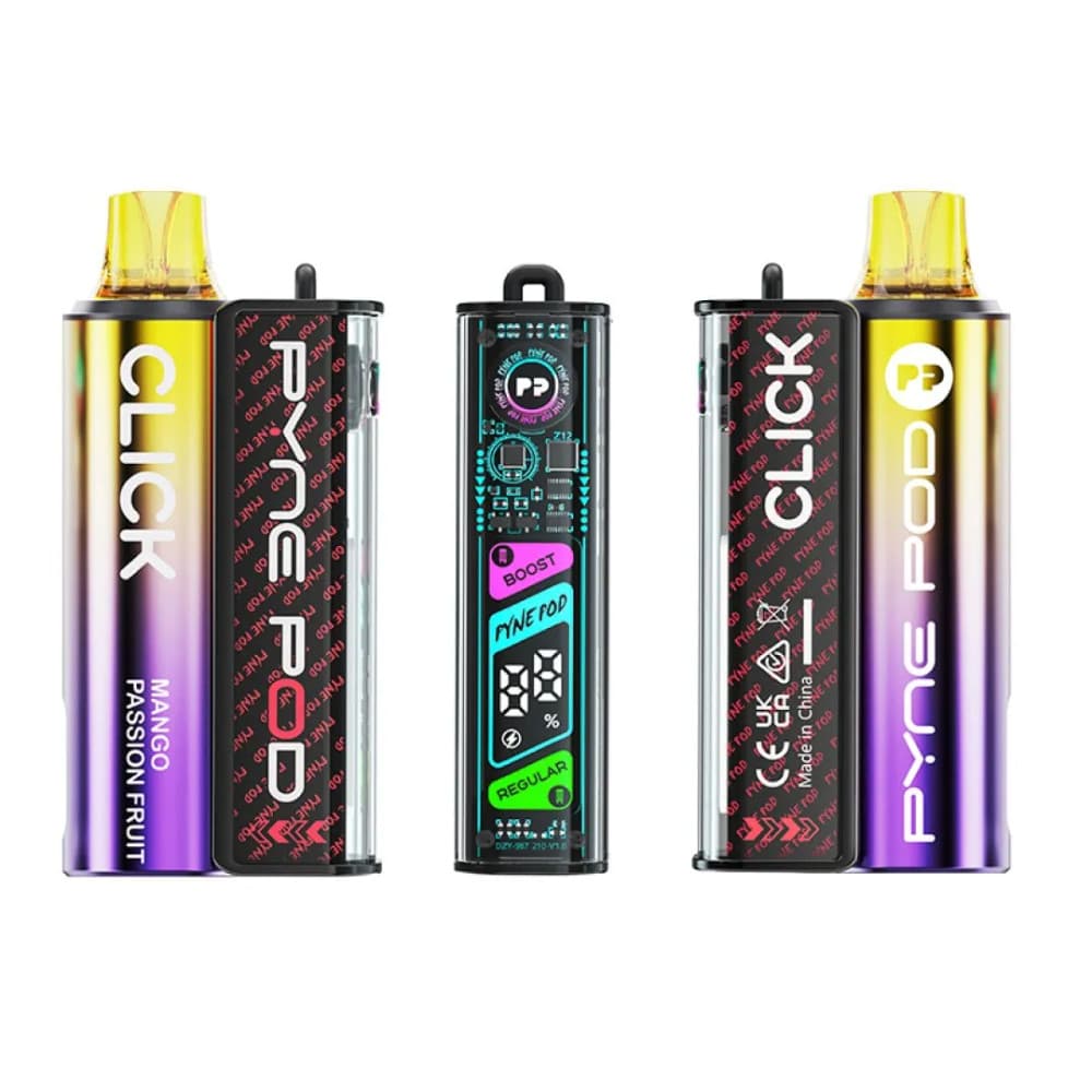  Mango Passion Fruit Pyne Pod Click 10k Vape Kit