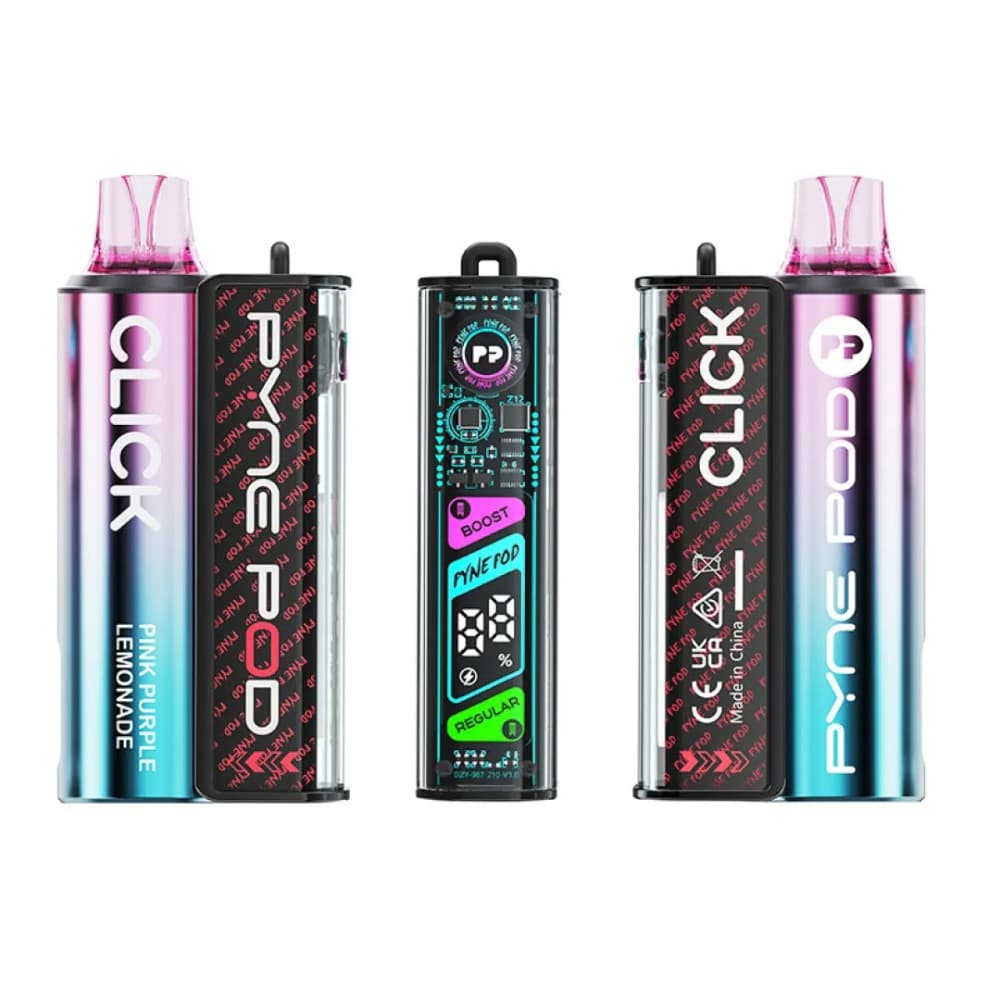 Pink Purple Lemonade Pyne Pod Click 10k Vape Kit