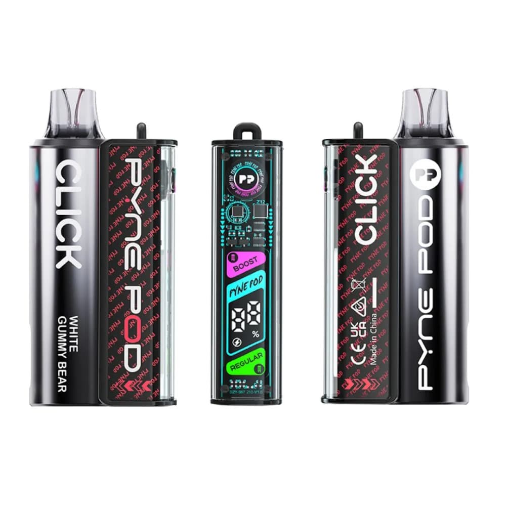  White Gummy Bear Pyne Pod Click 10k Vape Kit