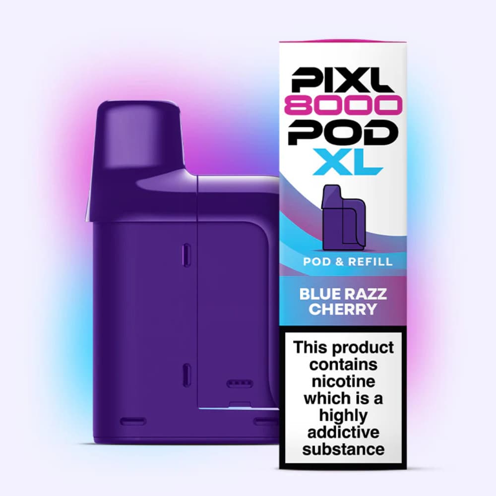  Blue Razz Cherry PIXL 8000 Refill Pods
