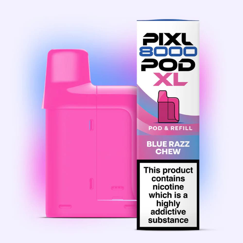  Blue Razz Chew PIXL 8000 Refill Pods