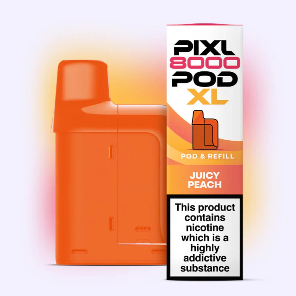  Juicy Peach PIXL 8000 Refill Pods