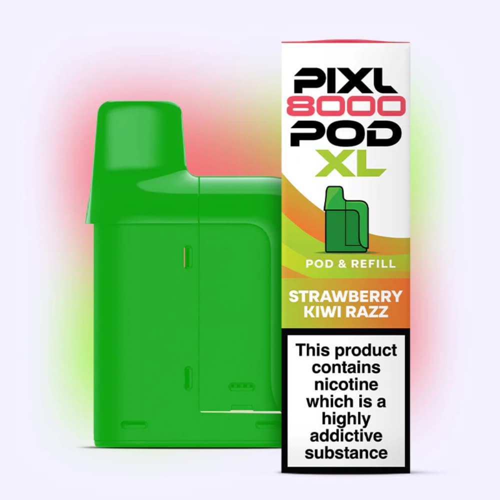  Strawberry Kiwi Razz PIXL 8000 Refill Pods