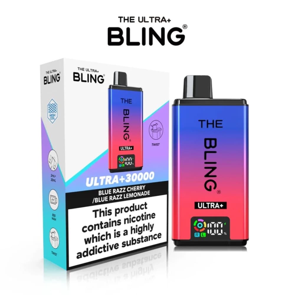  Blue Razz Cherry/Blue Razz Lemonade The Crystal Bling Ultra Plus 30K