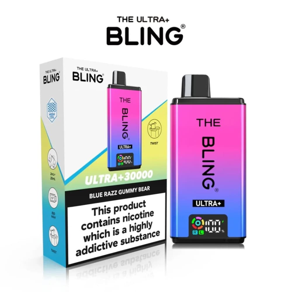  Blue Razz Gummy Bear The Crystal Bling Ultra Plus 30K