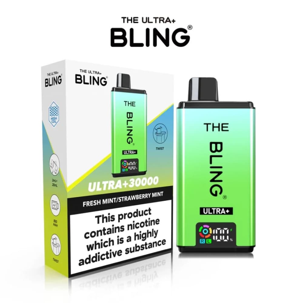  Fresh Mint / Strawberry Mint The Crystal Bling Ultra Plus 30K