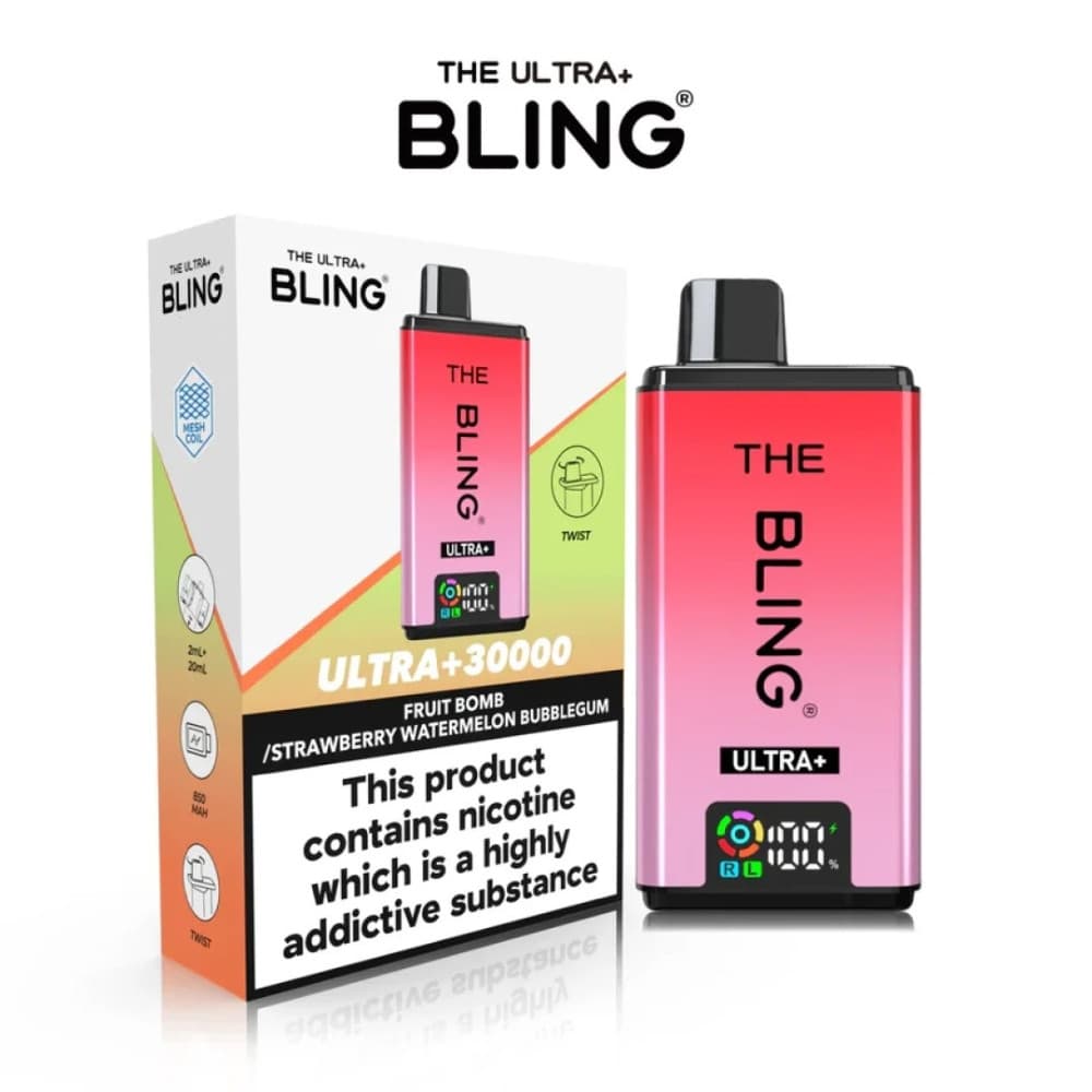  Fruit Bomb / Strawberry Watermelon Bubblegum The Crystal Bling Ultra Plus 30K