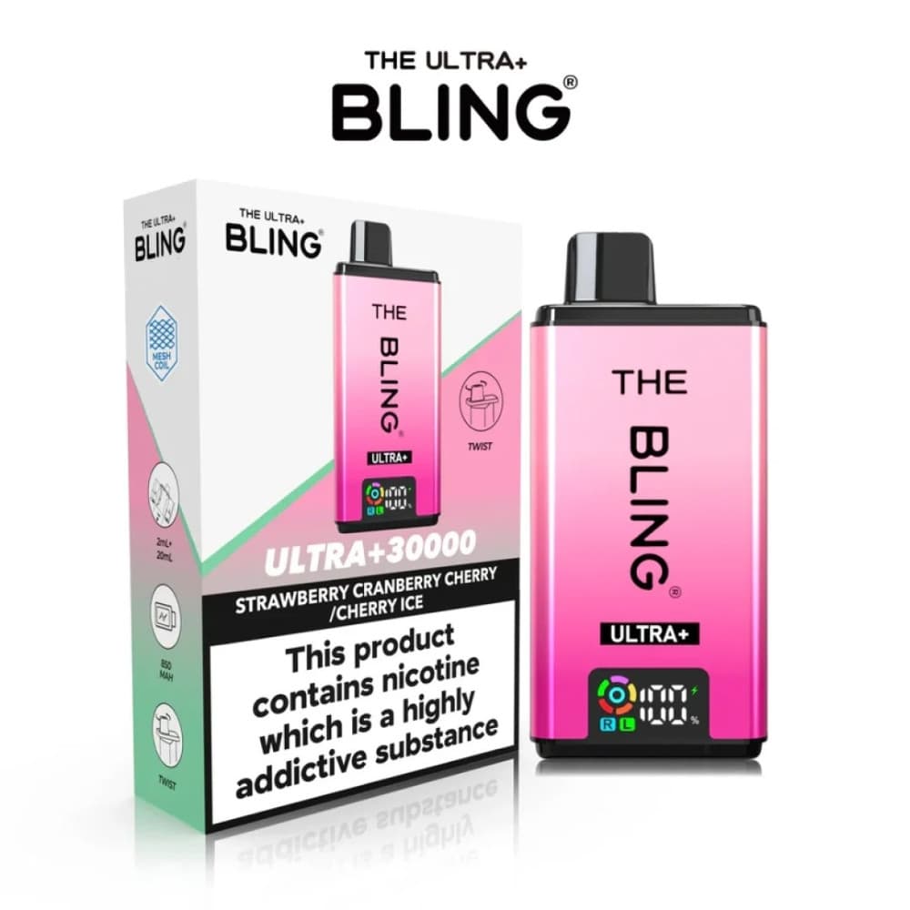  Strawberry Cranberry Cherry / Cherry Ice The Crystal Bling Ultra Plus 30K