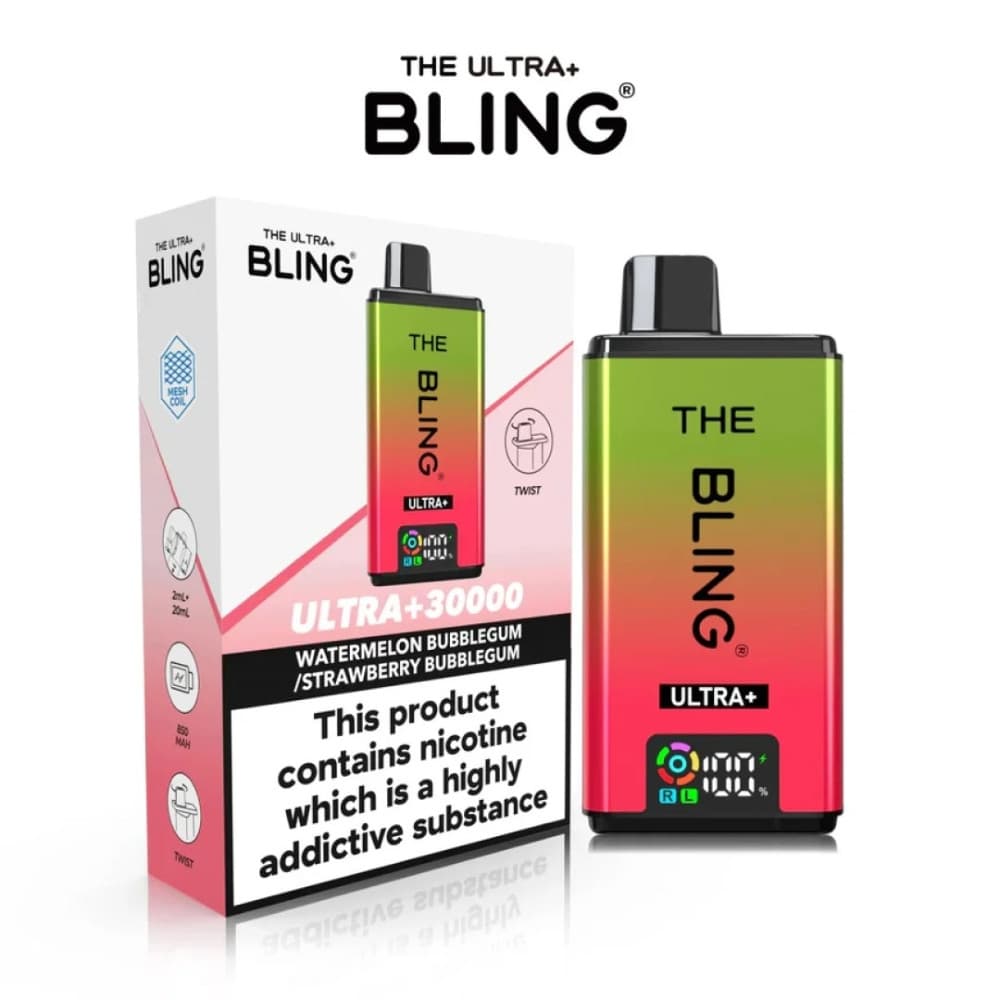  Watermelon Bubblegum / Strawberry Bubblegum The Crystal Bling Ultra Plus 30K