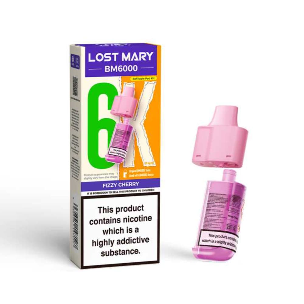  Fizzy Cherry Lost Mary Bm6000 Refill Pods