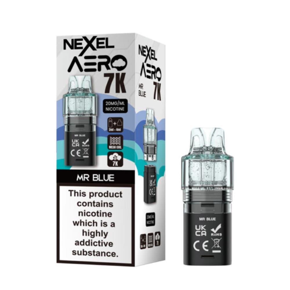  Mr Blue Nexel Aero 7k Refill Pods