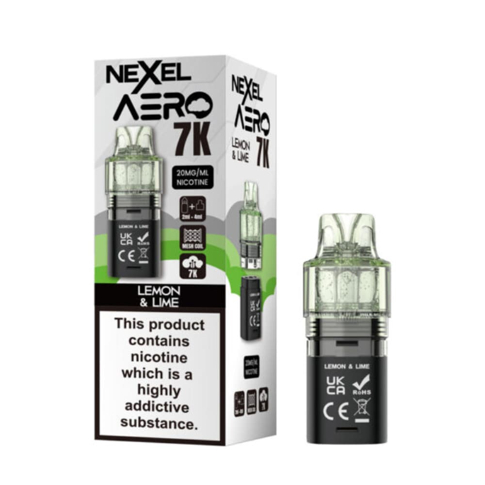 Lemon Lime Nexel Aero 7k Refill Pods