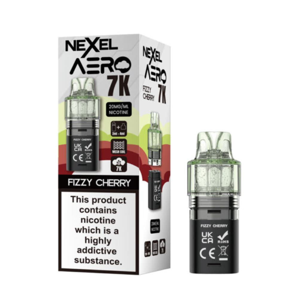  Fizzy Cherry Nexel Aero 7k Refill Pods