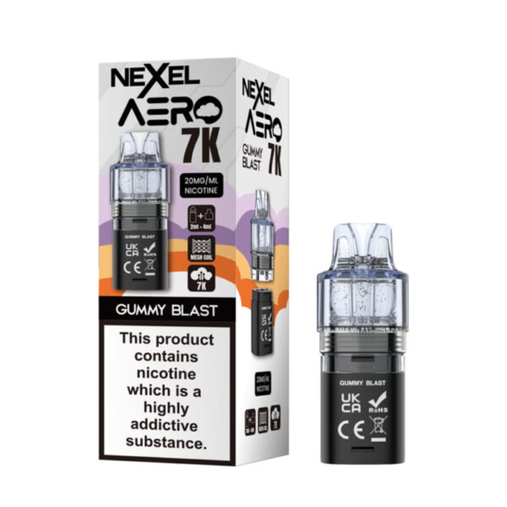  Gummy Blast Nexel Aero 7k Refill Pods