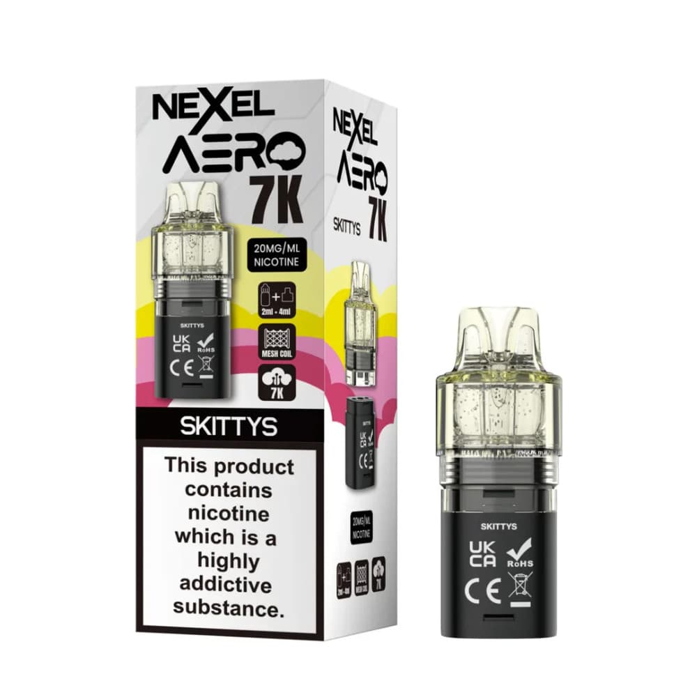  Skittys Nexel Aero 7k Refill Pods