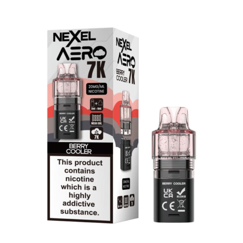  Berry Cooler Nexel Aero 7k Refill Pods