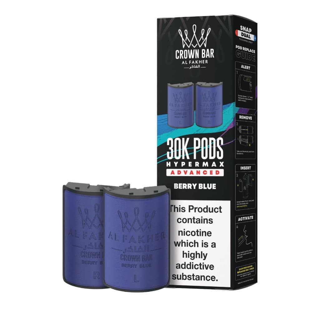  Berry Blue Al Fakher 30k Hypermax Refill Pods